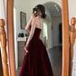 Red Spaghetti Straps Dress Women Prom Dress       S1940