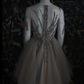 Beading Long Sleeves Short Prom Drsess Tulle Homecoming Dresses     S2023
