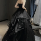 Black Sweetheart Tulle Layers Ball Gown Formal Dresses, Black Evening Dress Prom Dress     S780