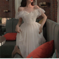 White Prom Dress, White Wedding Dress, Fairy Elegant Tulle White Prom Dress  S2220