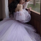 sparkly prom dresses, purple prom dresses, robes de cocktail, off the shoulder prom dresses      S1085