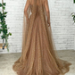 A-Line Glittering Vintage Wedding Guest Prom Dress Sweetheart Neckline Sleeveless Sweep / Brush Train Tulle with Pleats Sequin Cocktail Dresses    S1235