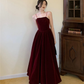 Red Spaghetti Straps Dress Women Prom Dress       S1940