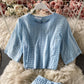 Cute A line two pieces dress fashion dress    S08