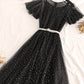 A line tulle short dress summer dress   S12