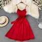 Cute satin short dress A line fashion dress    S481