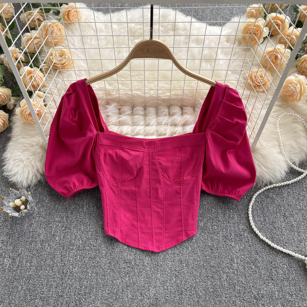 Cute crop top    S151