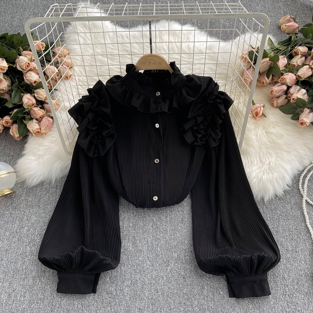 Cute chiffon top     S204