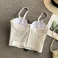 Cute bow corset tops    S275