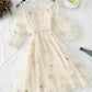 A line tulle short dress fashion girl dress women's summer dress    S96
