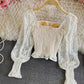 Tops long sleeve lace tops   S23