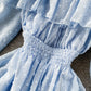 Lovely tulle long sleeve dress     S77