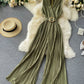 Stylish v-neck sleeveless jumpsuit    S100