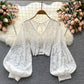 Cute lace long sleeve tops  S29