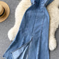 Denim dress    S102