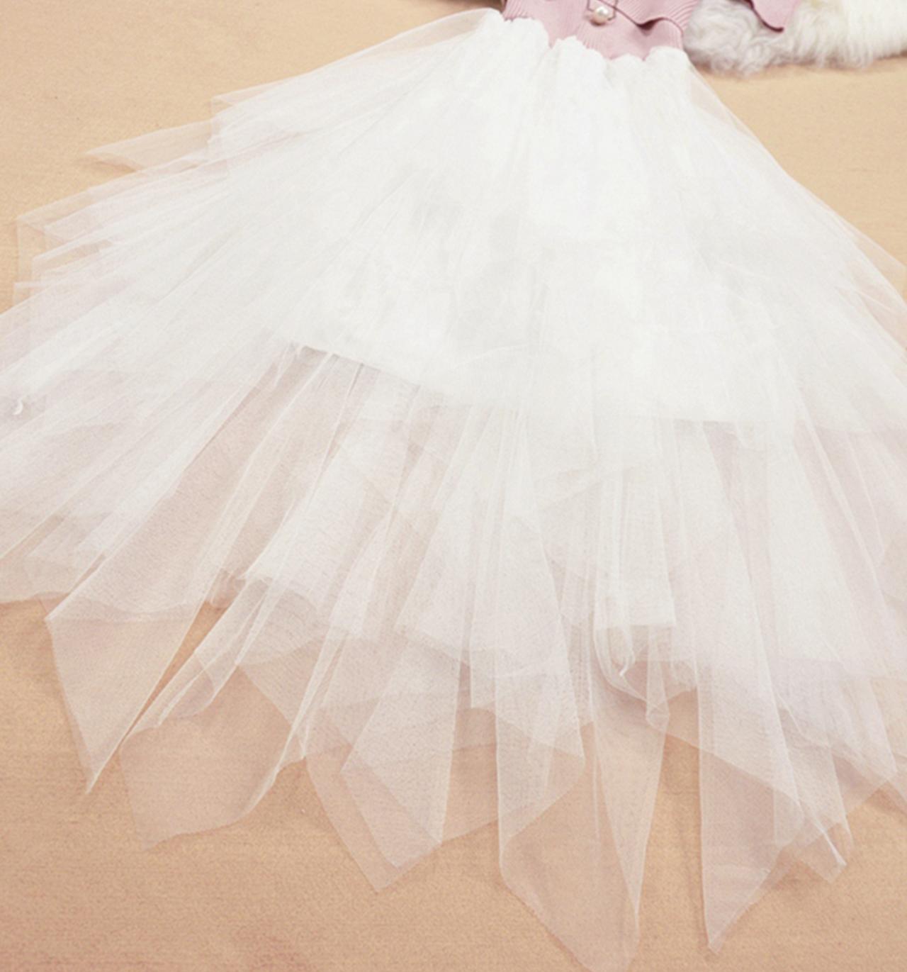 Cute tulle off shoulder dress fashion dress    S120