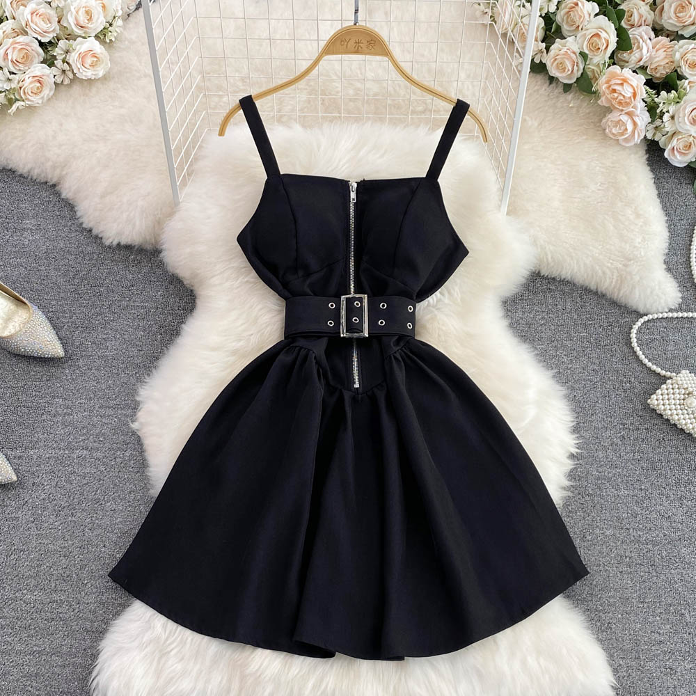 Cute A-line short dress fashion dress      S293