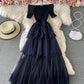 Cute A line dress fashion dress     S121