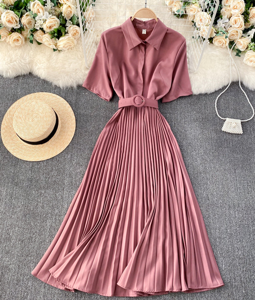 Simple A line dress fashion dress   S66