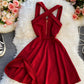 Sexy A line backless dress short dress S03