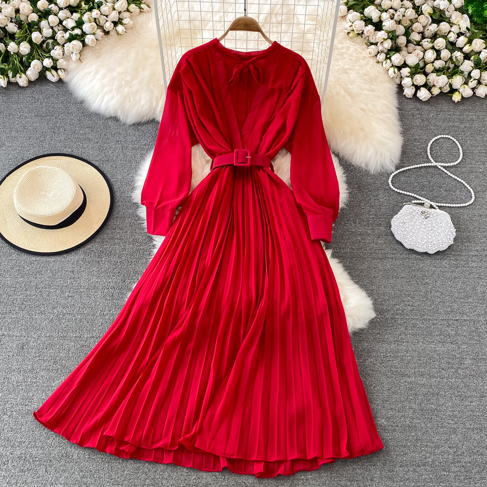 Elegant chiffon A line dress fashion dress     S270