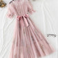 A line tulle dress with sequins fashion girl summer dress  S60