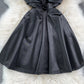 Sexy bow short A line dress fashion dress    S424