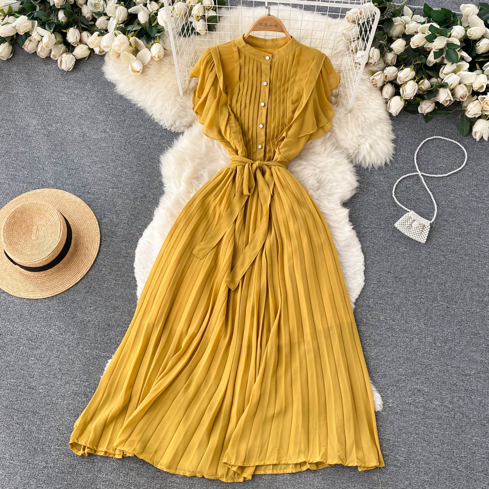 Elegant chiffon A-line dress fashion dress     S287