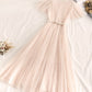 A line tulle short dress summer dress   S12