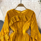 Cute chiffon long sleeve dress fashion dress  S187