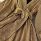 Simple v neck long sleeve short dress    S63