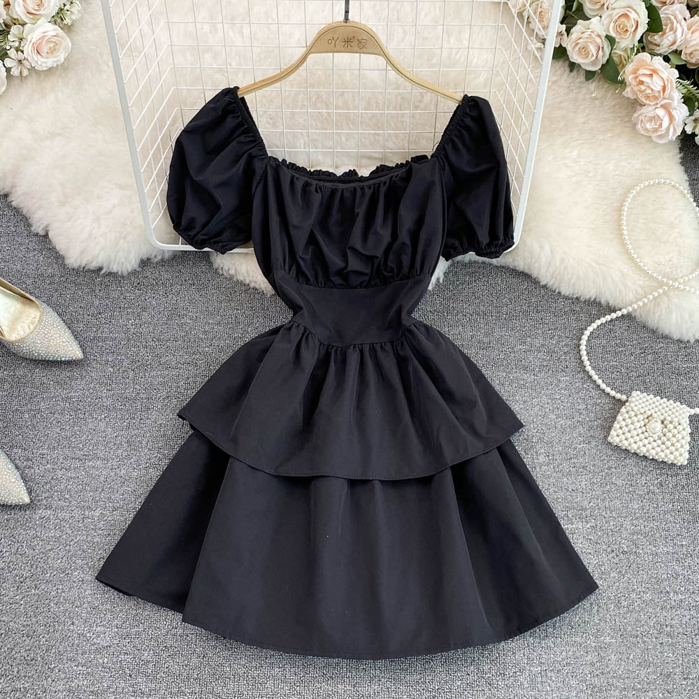 Cute A line short dress fashion girl dress     S316