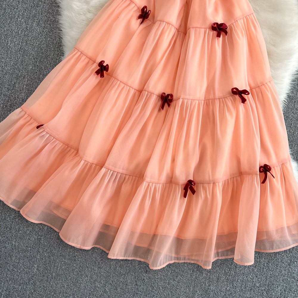 Cute A line short dress fashion dress      S450