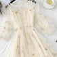 A line tulle short dress fashion girl dress women's summer dress    S96