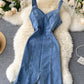 Denim dress    S102