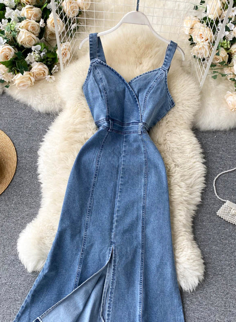 Denim dress    S102