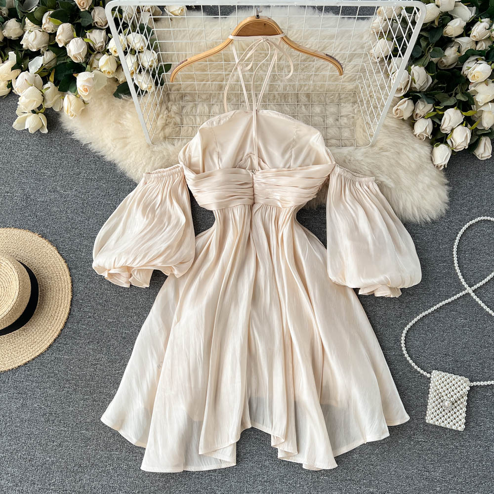 Cute A line short dress fashion dress    S158