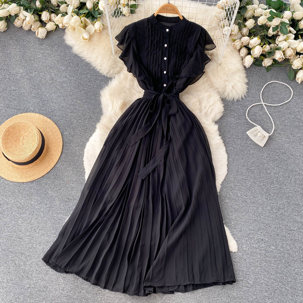 Elegant chiffon A-line dress fashion dress     S287