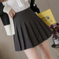 Stylish A line short skirt woolen cloth pleated skirt   S56