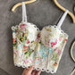 Cute floral lace tops tank tops   S116