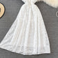 Cute A line floral dress A line short dress      S408