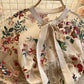 Cute A line dress with embroidery   S95