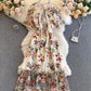 Cute A line dress with embroidery   S95