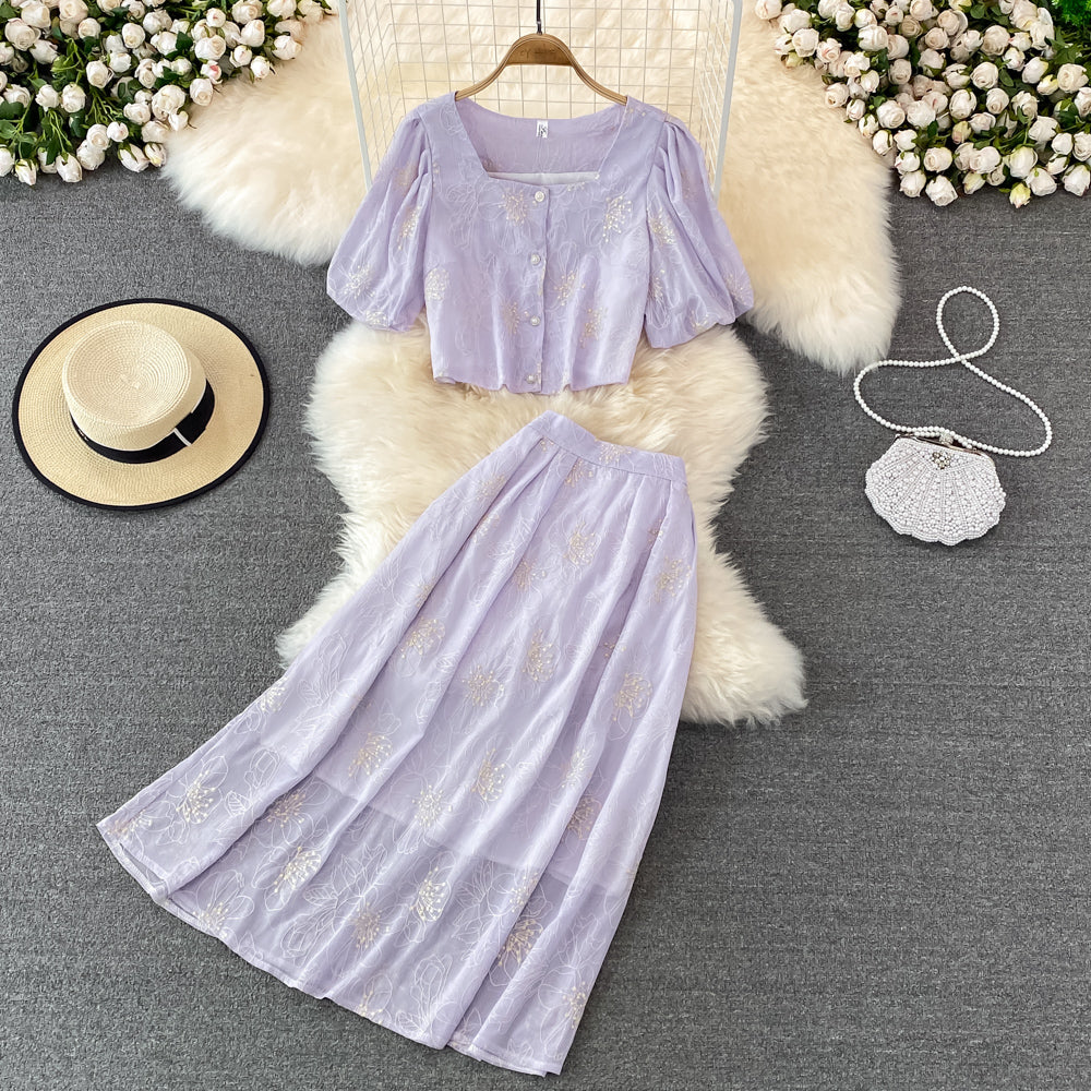 Cute two pieces dress fashion dress    S134