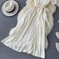 Simple v neck short dress fashion dress  S28