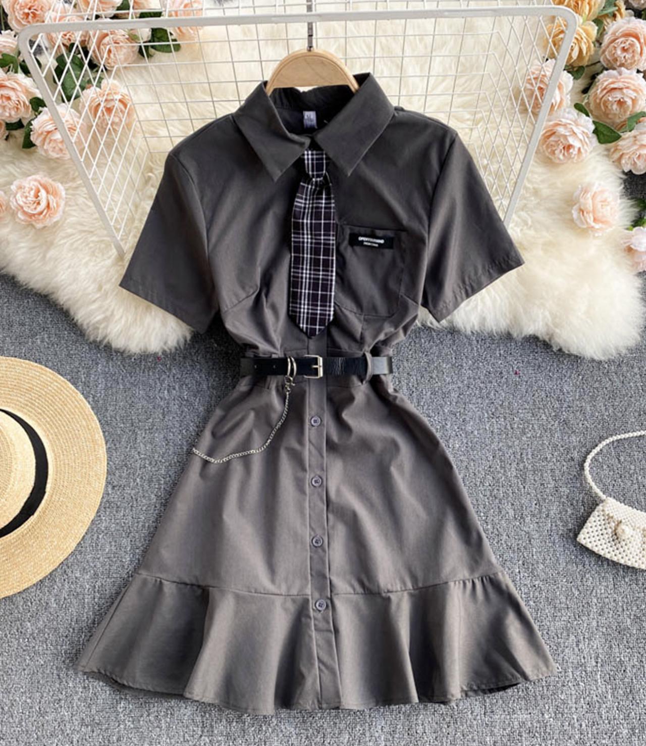 Cute A line short dress fashion dress    S67