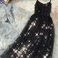 A line tulle sequins dress summer dress    S97