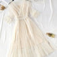 A line two pieces tulle dress with sequins  S89
