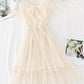 Cute tulle sequins short dress summer dress    S65