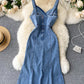 Denim dress    S102